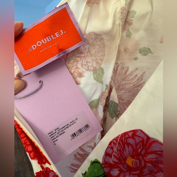 LA DOUBLEJ Sizzler floral cotton-blend midi dress (NWT) - Picture 8 of 8